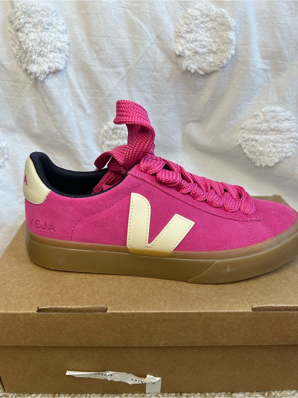 Veja Exclusive Campo Bold Sneakers Pink - Picture 8 of 16